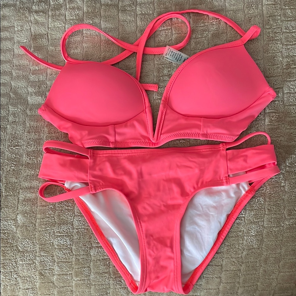 Vibrant Pink Bikini Set